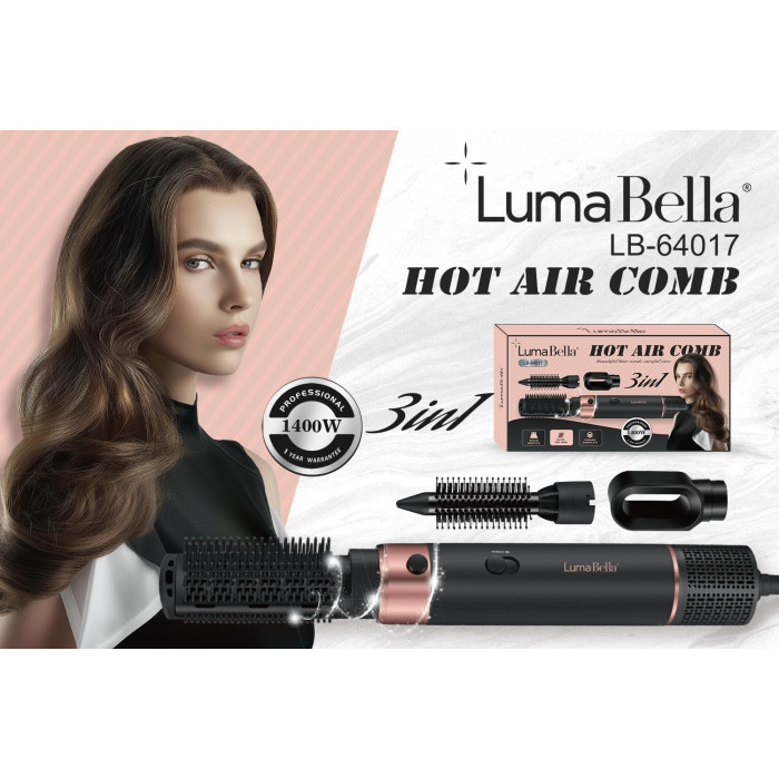 Hot Air Comb 3-in-1 LumaBella LB-64017