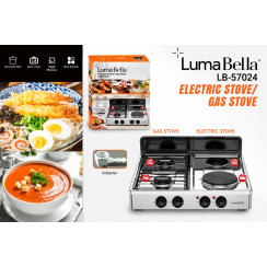 Комбінована газо-електрична плита LumaBella LB-57024