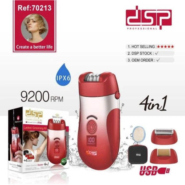 Cordless Women's Epilator DSP 70213