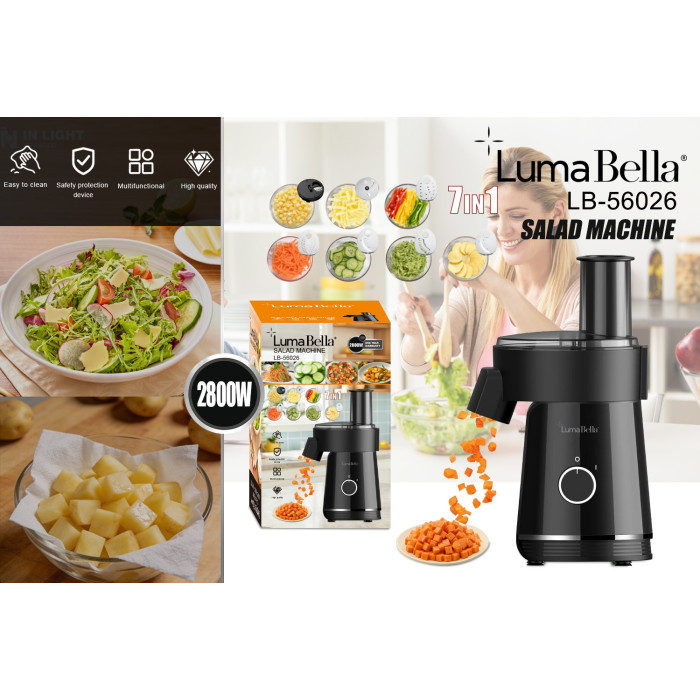  Electric Salad Machine 7in1 LumaBella LB-56026