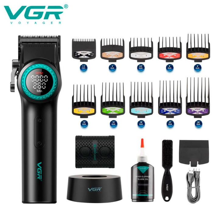 Акумуляторна машинка для стрижки VGR V-001