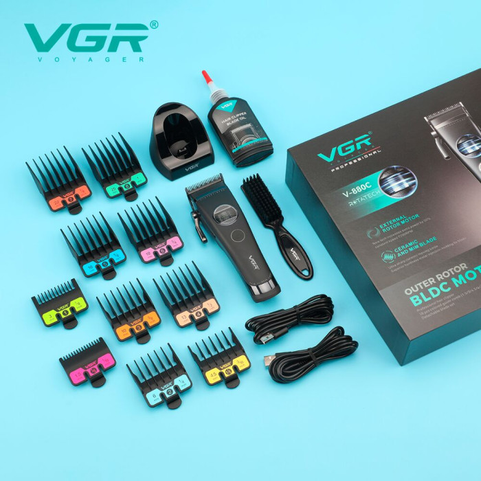 Акумуляторна машинка для стрижки VGR V-880C